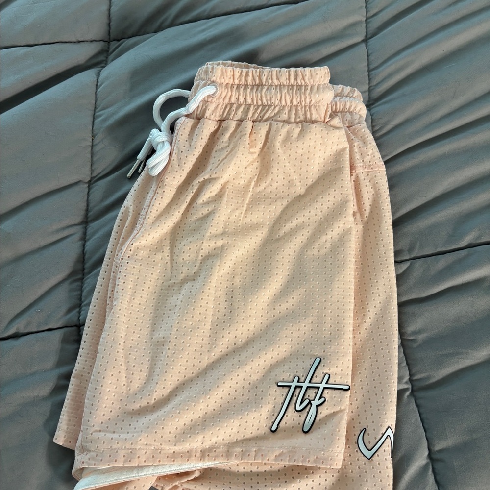 TLF Pink Athletic Shorts with Logo